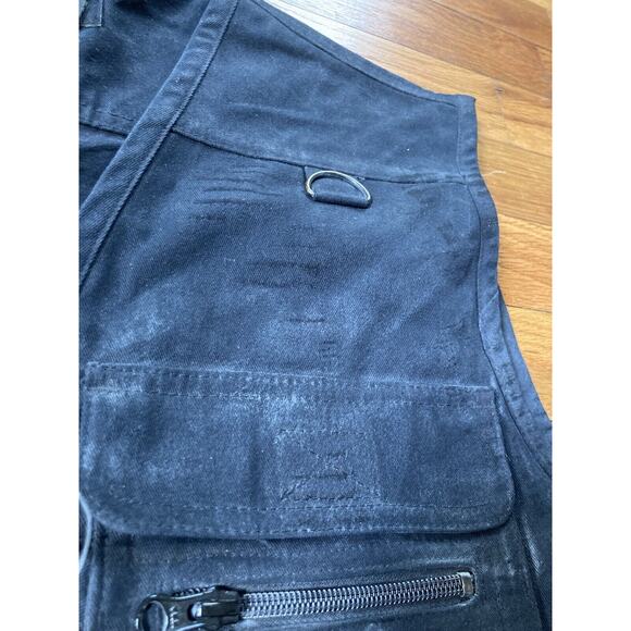 HQ Issue Tactical Zip Up Vest Adult Medium Black Cotton Blend Concealed Carry - Picture 7 of 8